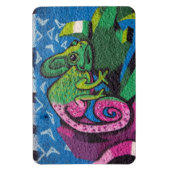 Colorful Graffiti Chameleon Magneet (Verticaal)