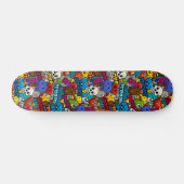 Colorful Graffiti Character Pattern Persoonlijk Skateboard (Horizontaal)