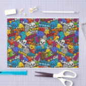 Colorful Graffiti Character Pattern Tissuepapier (Craft)
