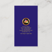 Colorful Graffiti Grunge Wall Gold Paint Roller Visitekaartje (Achterkant)