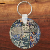 Colorful Graffiti Sleutelhanger (Achterkant)