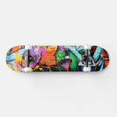 Colorful Graffiti | Straatkunst Persoonlijk Skateboard (Horizontaal)