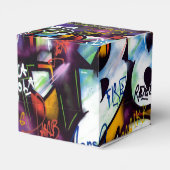 Colorful Graffiti Words Bedankdoosjes (Achterkant)