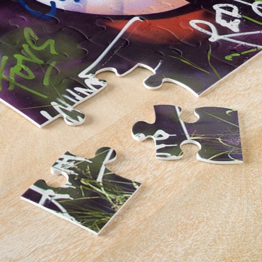 Colorful Graffiti Words Legpuzzel (Zijkant)