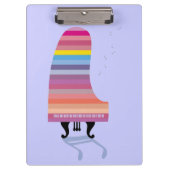 Colorful Grand Piano Klembord (Voorkant)
