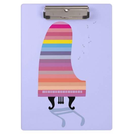 Colorful Grand Piano Klembord (Voorkant)
