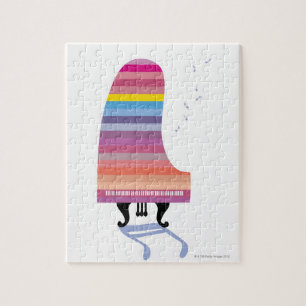 Colorful Grand Piano Legpuzzel
