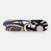 Colorful Grange Dance Abstract Skateboard (Horizontaal)