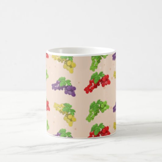 Colorful Grape Pattern Koffiemok (Center)