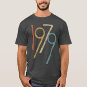 Colorful  Graphic 1979 40th Birthday T-shirt (Voorkant)