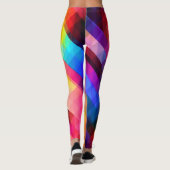 Colorful Graphic Comfortable Workout-Leggings Leggings (Achterkant)