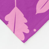 Colorful Graphic Nature Pattern Fleece Deken (Hoek)