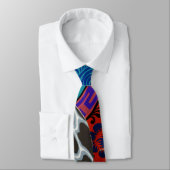 Colorful Graphic Necktie Stropdas (Gebonden)