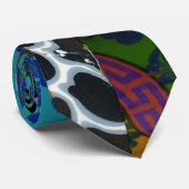 Colorful Graphic Necktie Stropdas (Opgerold)