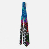 Colorful Graphic Necktie Stropdas (Achterkant)