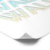 Colorful grappig lopen gezegden citaat poster (Hoek)