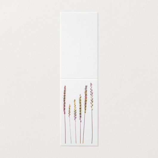 Colorful Grasses Kaart (Buitenkant ongevouwen)