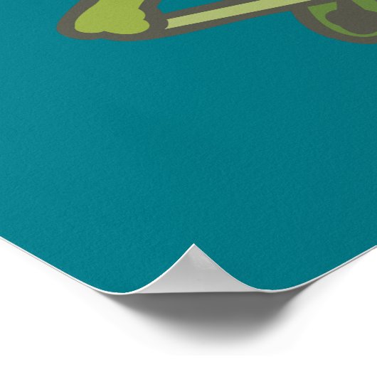 Colorful Grasshopper Poster (Hoek)