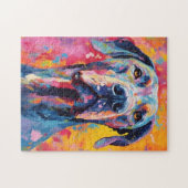 Colorful Great Dane Legpuzzel (Horizontaal)