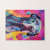Colorful Great Dane Legpuzzel (Horizontaal)