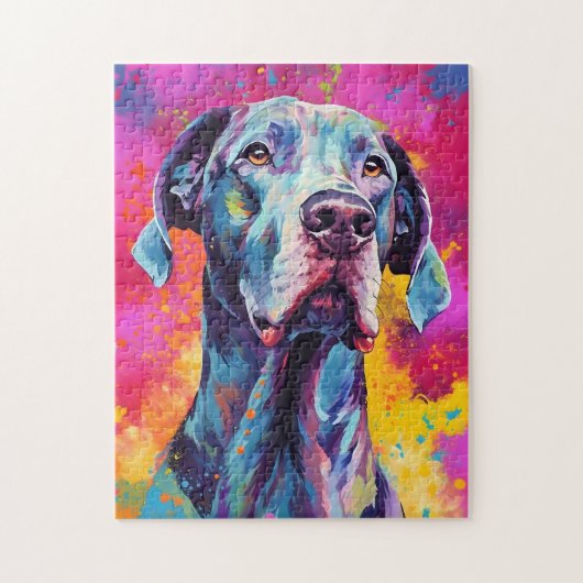 Colorful Great Dane Legpuzzel (Verticaal)