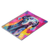 Colorful Great Dane Notitieboek (Linkerzijde)