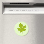 Colorful Green Autumn Leaf Magnet (Insitu (Vaatwasser))