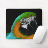 Colorful Green Parrot Muismat (Met muis)