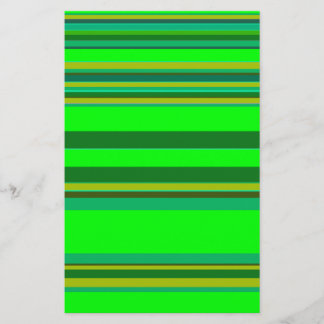 Colorful Green Stripe Gepersonaliseerd Designer Pa