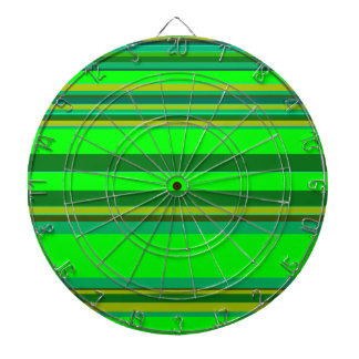 Colorful Green Stripe Gepersonaliseerd Designer Pa Dartbord