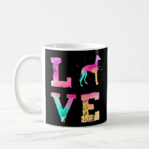 Colorful Greyhound Dog Love R Dad Ma Koffiemok