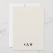 Colorful Groovy Retro Arch Bold Rehearsal Dinner Kaart (Achterkant)