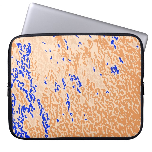 Colorful Grunge Background. Abstract Multicolor vi Laptop Sleeve (Voorkant)