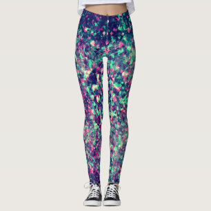 Colorful Grunge Kaleidoscope Patroon Leggings