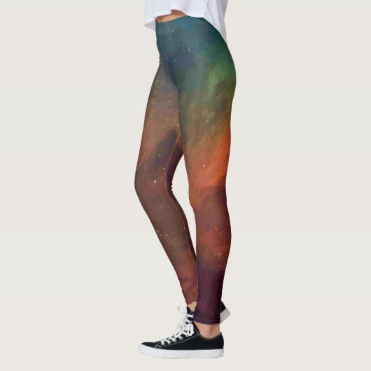 Colorful Grunge Paint Effect Leggings (Links)