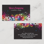 Colorful Grunge Visitekaartje (Voorkant / Achterkant)