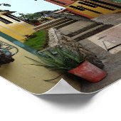 Colorful Guayaquil Alley Poster (Hoek)