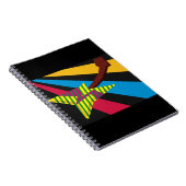 Colorful Guitar Art Notitieboek (Rechterzijde)