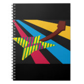 Colorful Guitar Art Notitieboek (Voorkant)