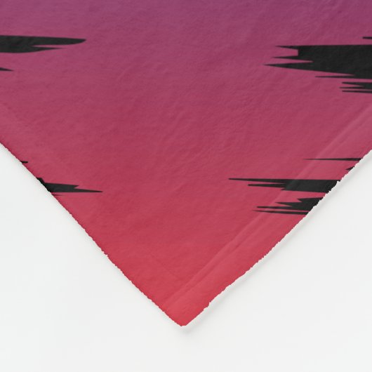 Colorful Guitar Fleece Deken (Hoek)