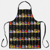 Colorful Guitar Pattern Schort (Voorkant)