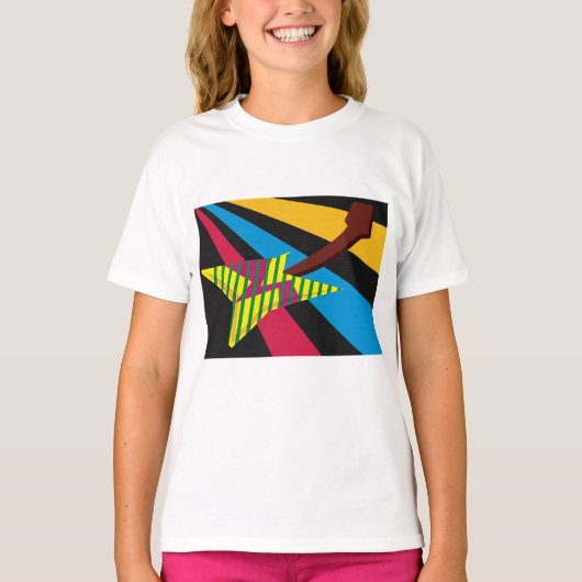 Colorful Guitar T-shirt (Voorkant)