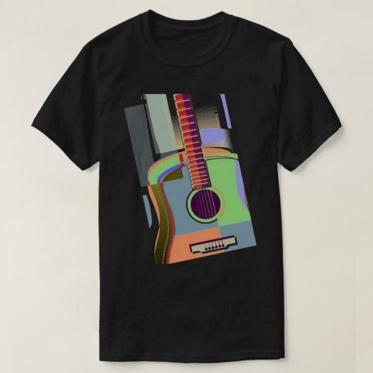 Colorful Guitar T-Shirt (Design voorkant)
