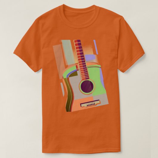 Colorful Guitar T-Shirt (Design voorkant)