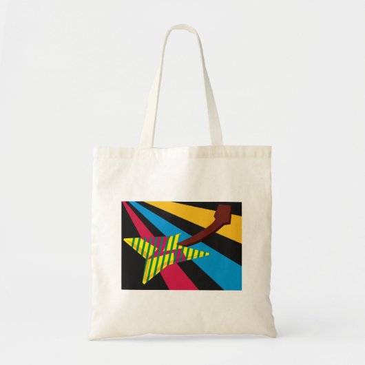 Colorful Guitar Tote Bag (Voorkant)