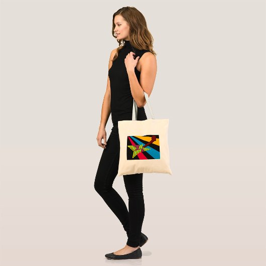 Colorful Guitar Tote Bag