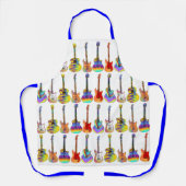 Colorful Guitars Pattern Schort (Voorkant)