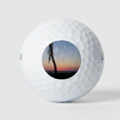 Colorful Gulf Sunset Golfballen (Voorkant)