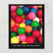 Colorful Gum Ball Snoep Flyer (Voorkant)
