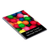 Colorful Gum Ball Snoep Notitieboek (Rechterzijde)